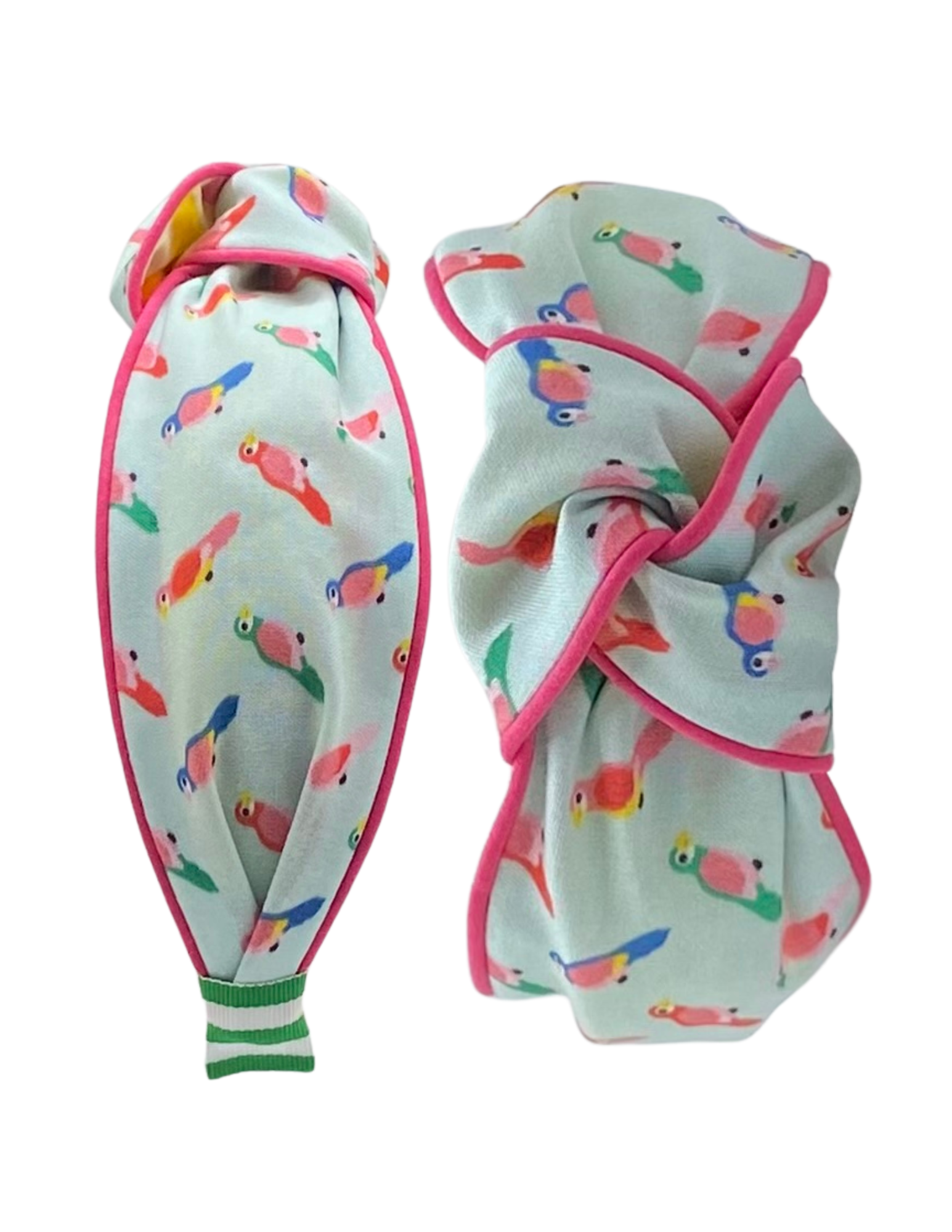 Parrots with Pink Piping