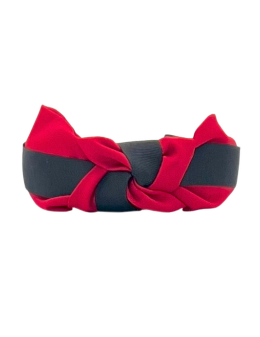 Black Ribbon on Red