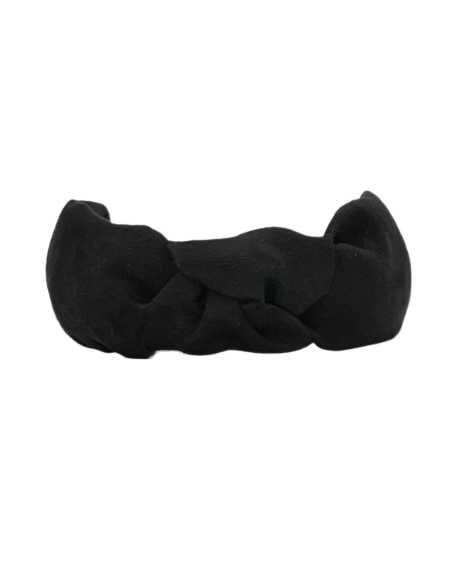 Black Suede Knot Headband