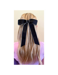 Load image into Gallery viewer, Black Ribbon Bow
