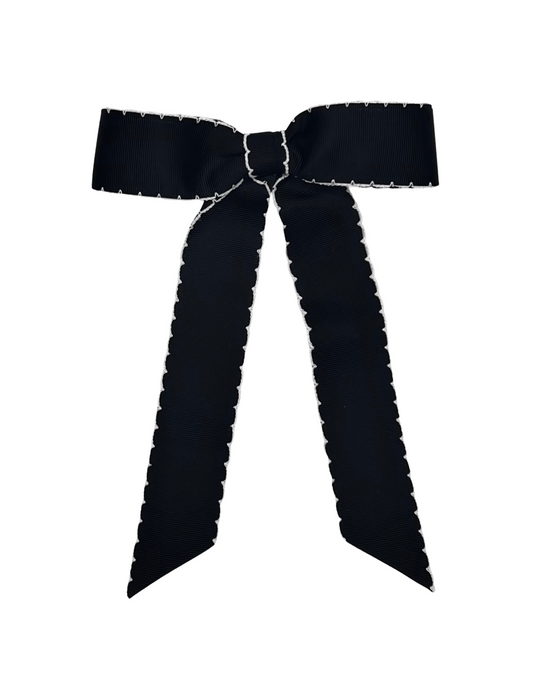 Black Ribbon Bow
