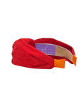 Load image into Gallery viewer, Cardinal Dupioni Silk Knot Headband
