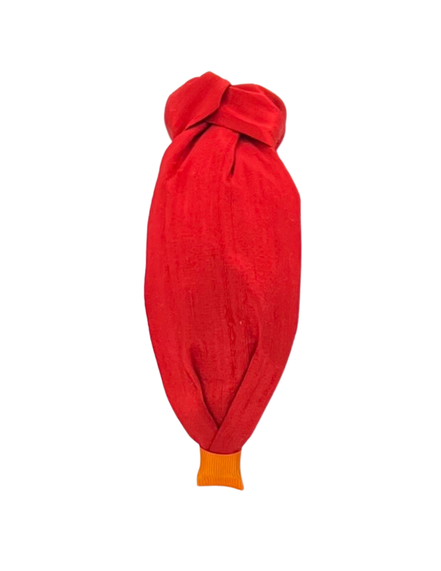 Cardinal Dupioni Silk Knot Headband