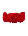 Load image into Gallery viewer, Cardinal Dupioni Silk Knot Headband
