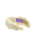 Load image into Gallery viewer, Cream with Pearl Trim
