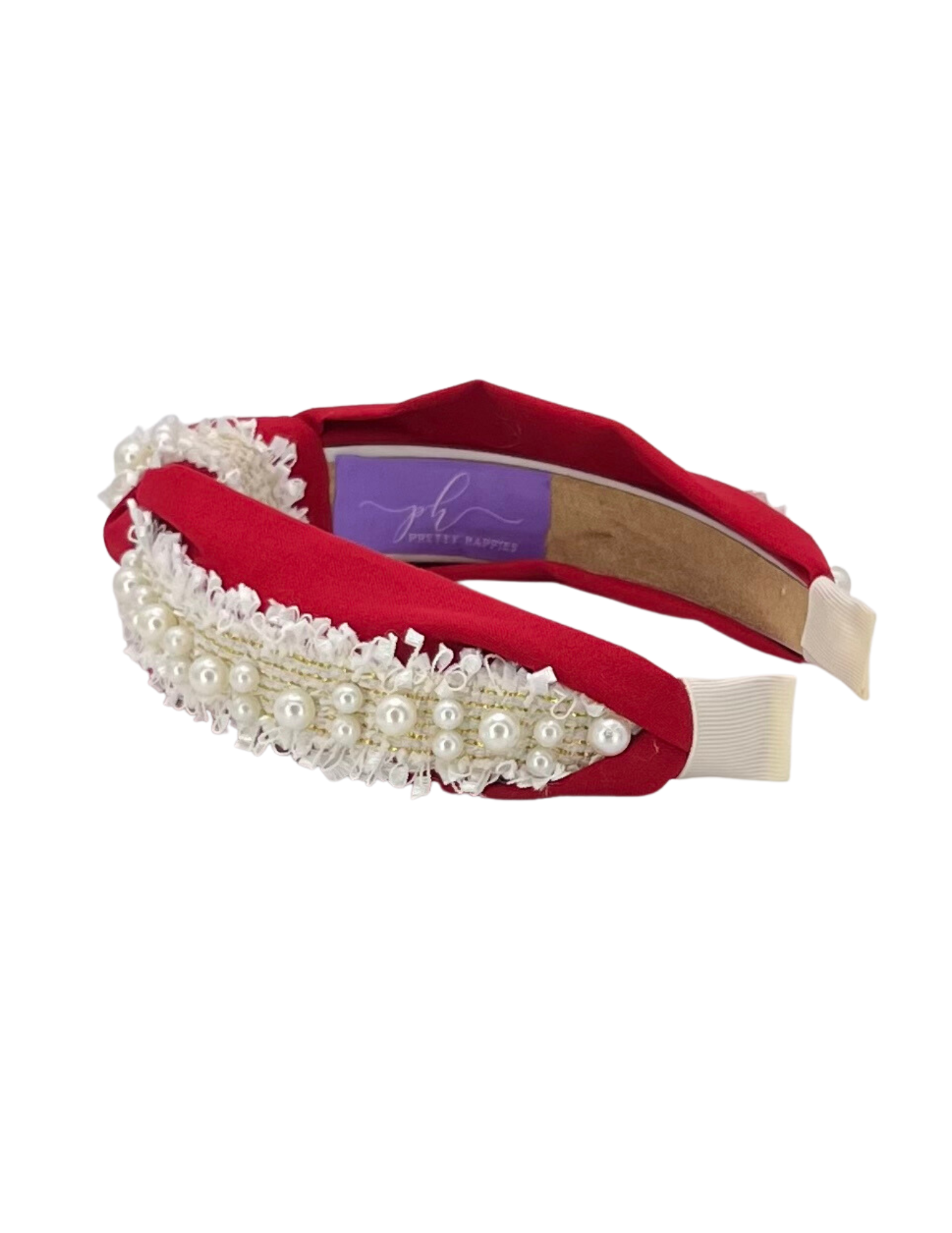 Crimson with Pearls