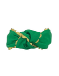 Load image into Gallery viewer, Gold Scallop on Green
