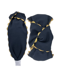Load image into Gallery viewer, Gold Scallop on Navy
