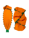 Load image into Gallery viewer, Green Scallop on Orange
