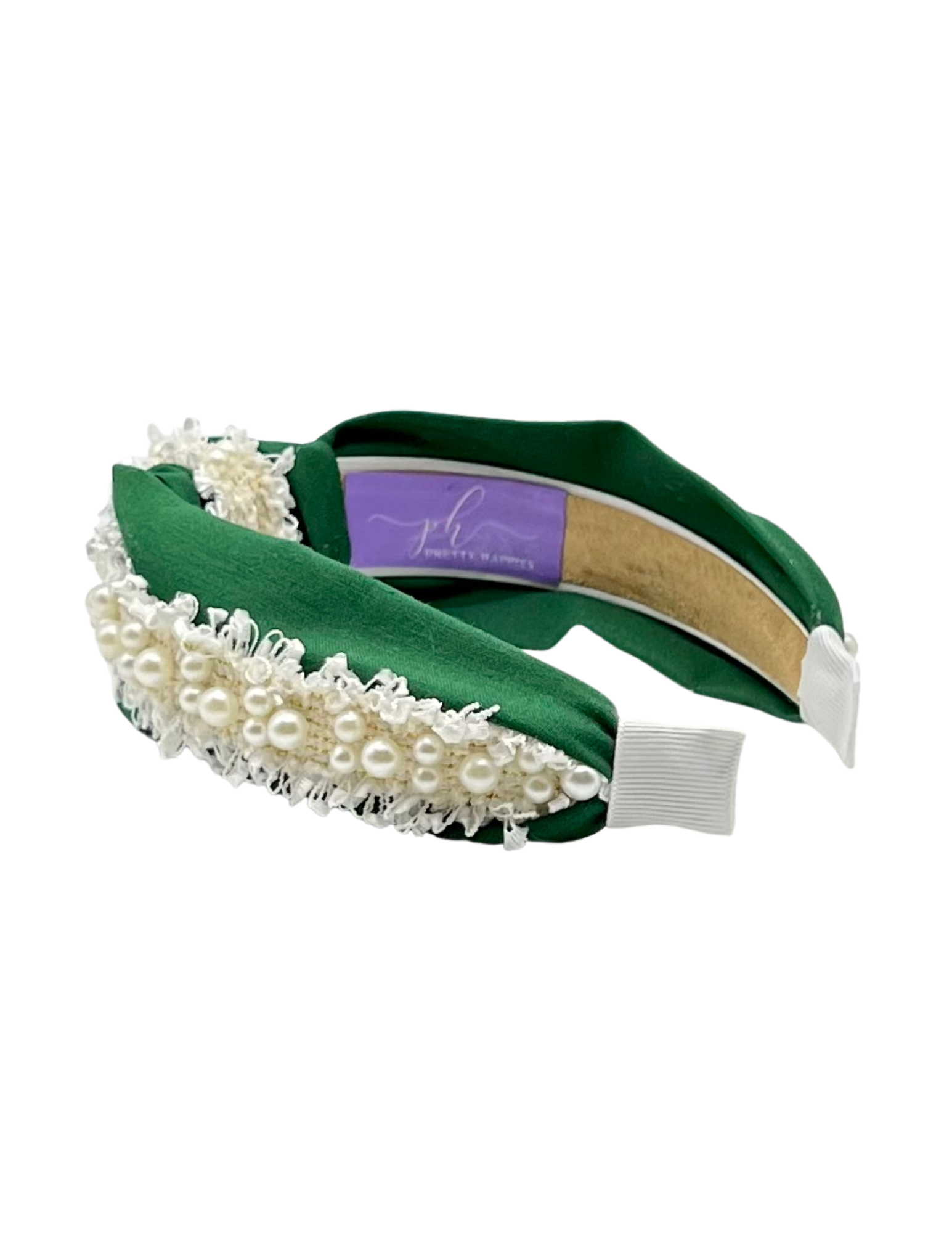 Kelly Green with Pearls