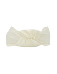 Load image into Gallery viewer, Ivory Dupioni Silk Knot Headband
