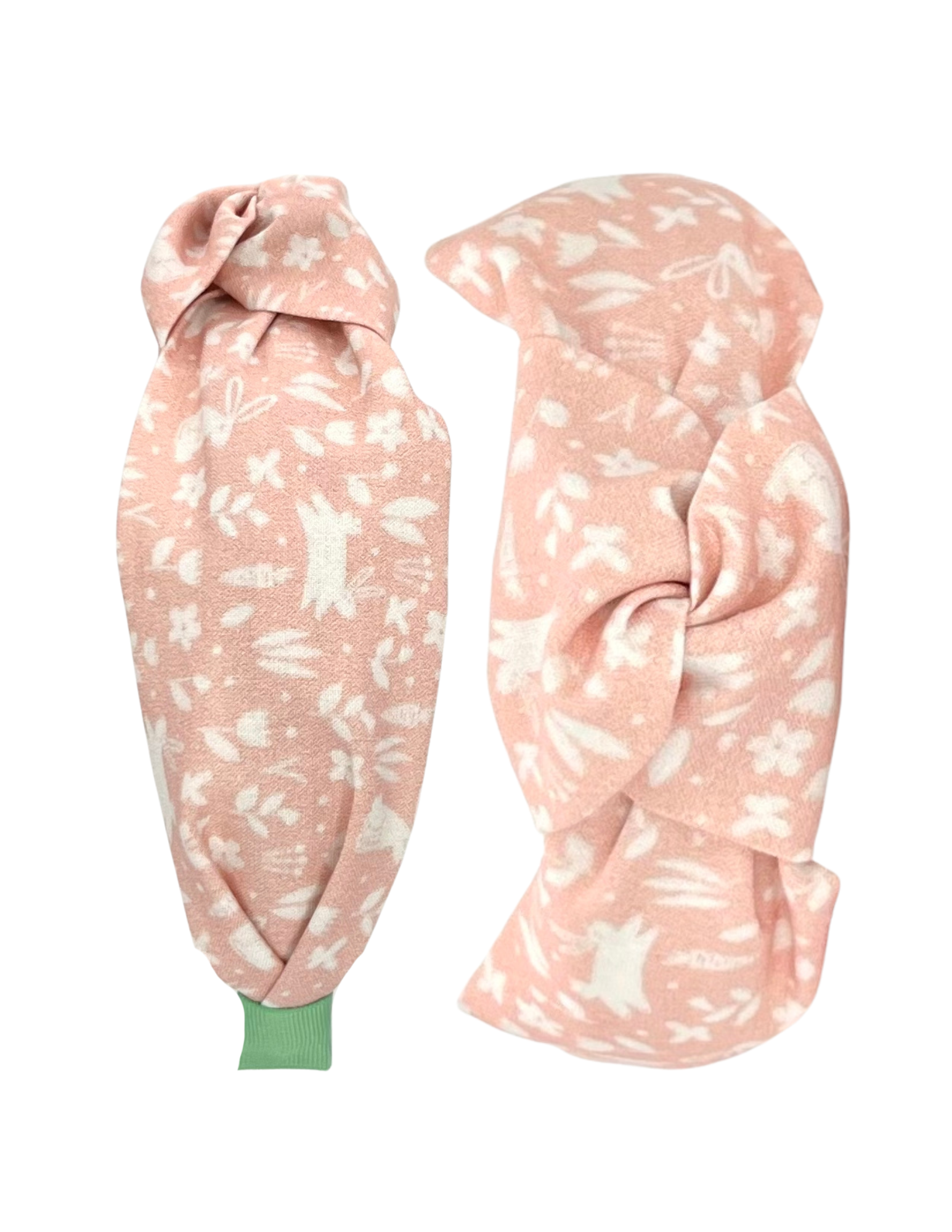 Jumping Bunnies on Light Pink