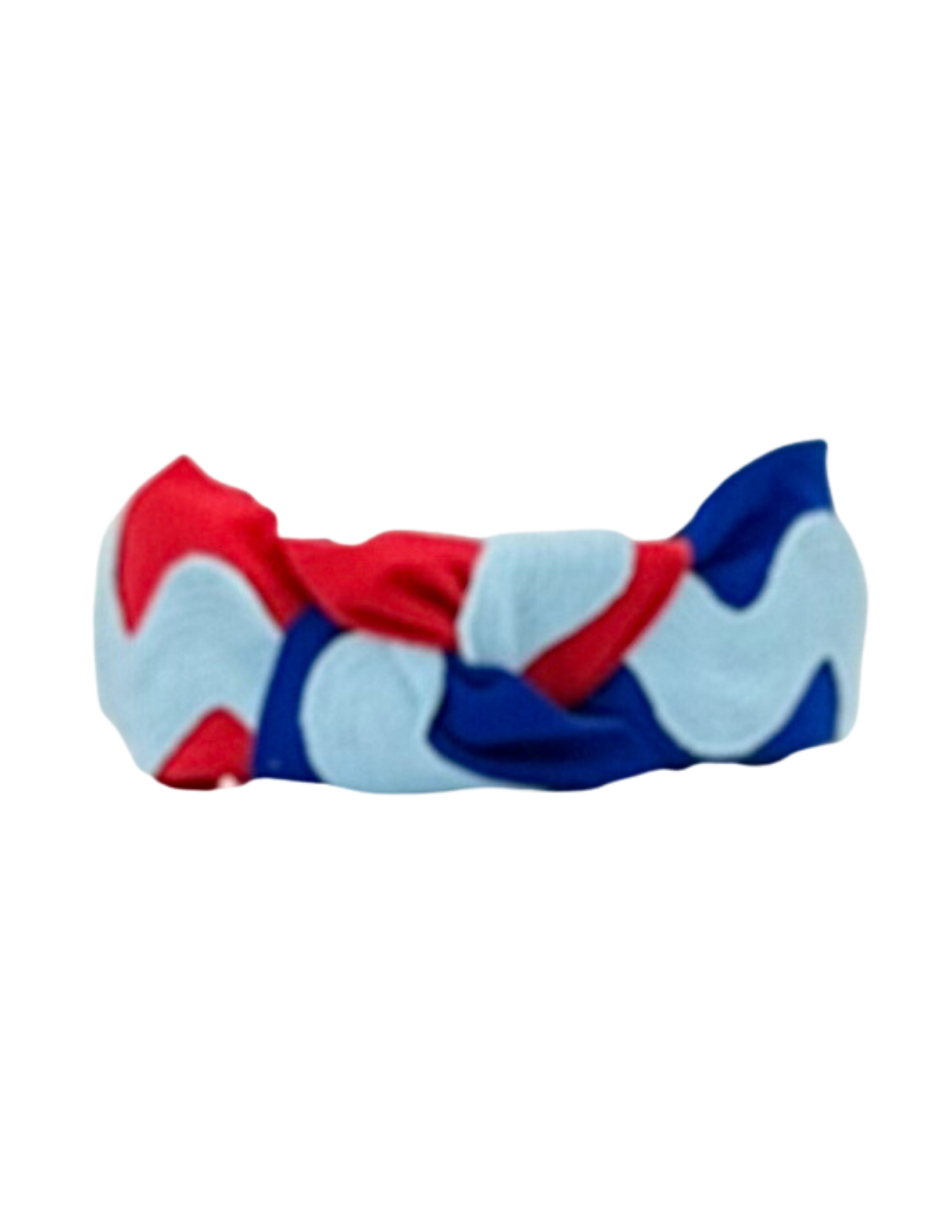 Light Blue Ric Rac on Red and Blue