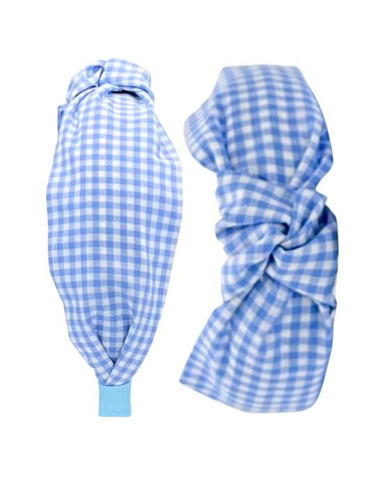 Soft Blue Gingham