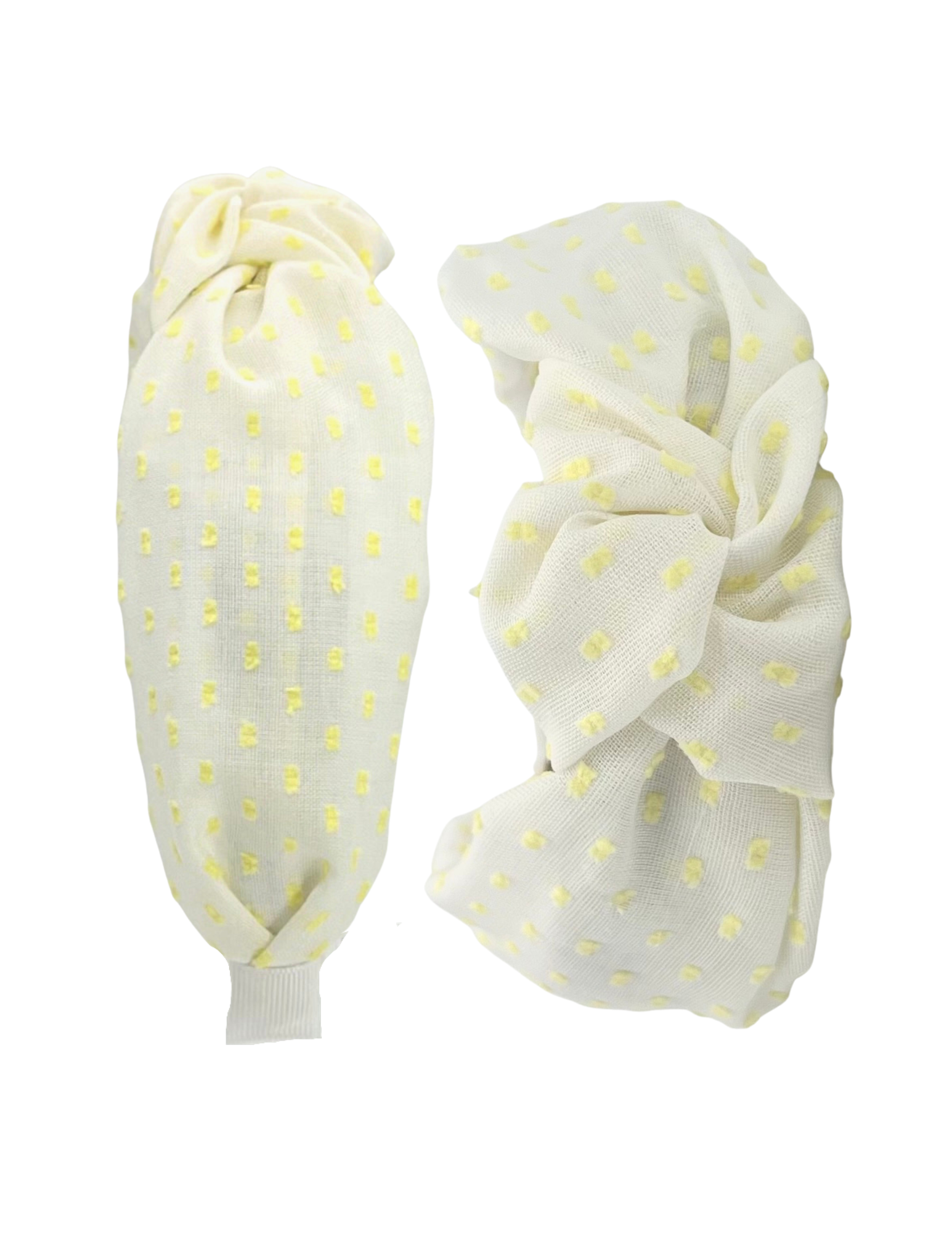 Yellow Swiss Dot