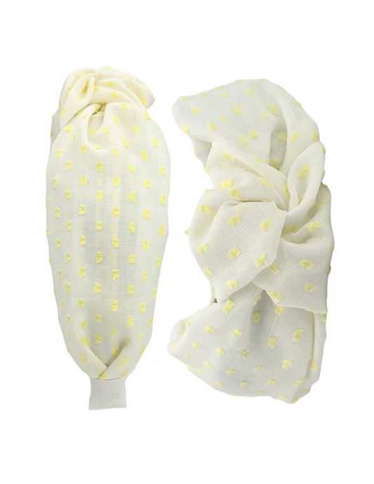 Yellow Swiss Dot