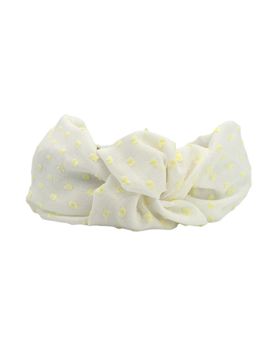 Yellow Swiss Dot