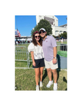 Load image into Gallery viewer, Maroon Paw Prints on White Knot Headband
