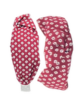 Load image into Gallery viewer, Maroon and White Paw Prints
