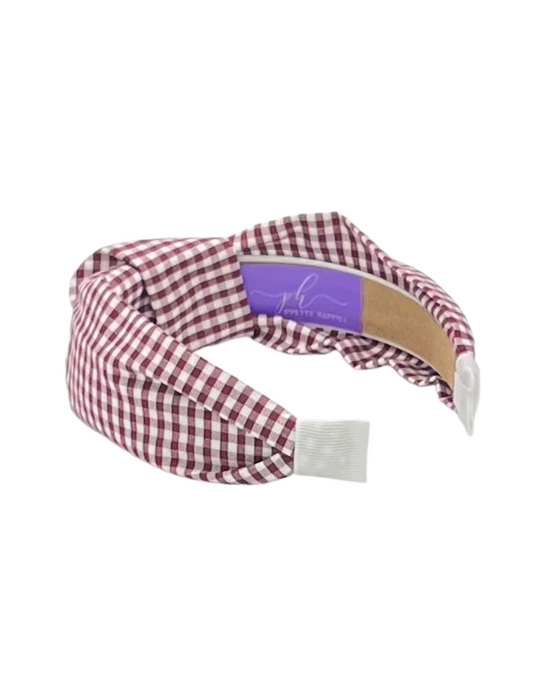 Maroon Gingham