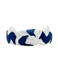 Load image into Gallery viewer, Navy Ric Rac on White
