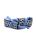 Load image into Gallery viewer, Navy Lines on Powder Blue
