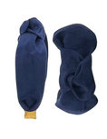 Load image into Gallery viewer, Navy Suede Knot Headband
