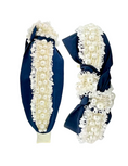 Load image into Gallery viewer, Navy with Pearl Trim
