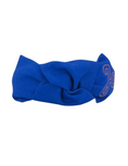 Load image into Gallery viewer, Orange Embroidered Jags on Royal Knot Headband
