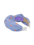 Load image into Gallery viewer, Blue Gingham and Paw Print
