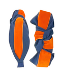 Load image into Gallery viewer, Orange Velvet on Navy
