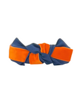 Load image into Gallery viewer, Orange Velvet on Navy
