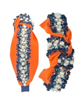 Load image into Gallery viewer, Orange with Navy Pearls
