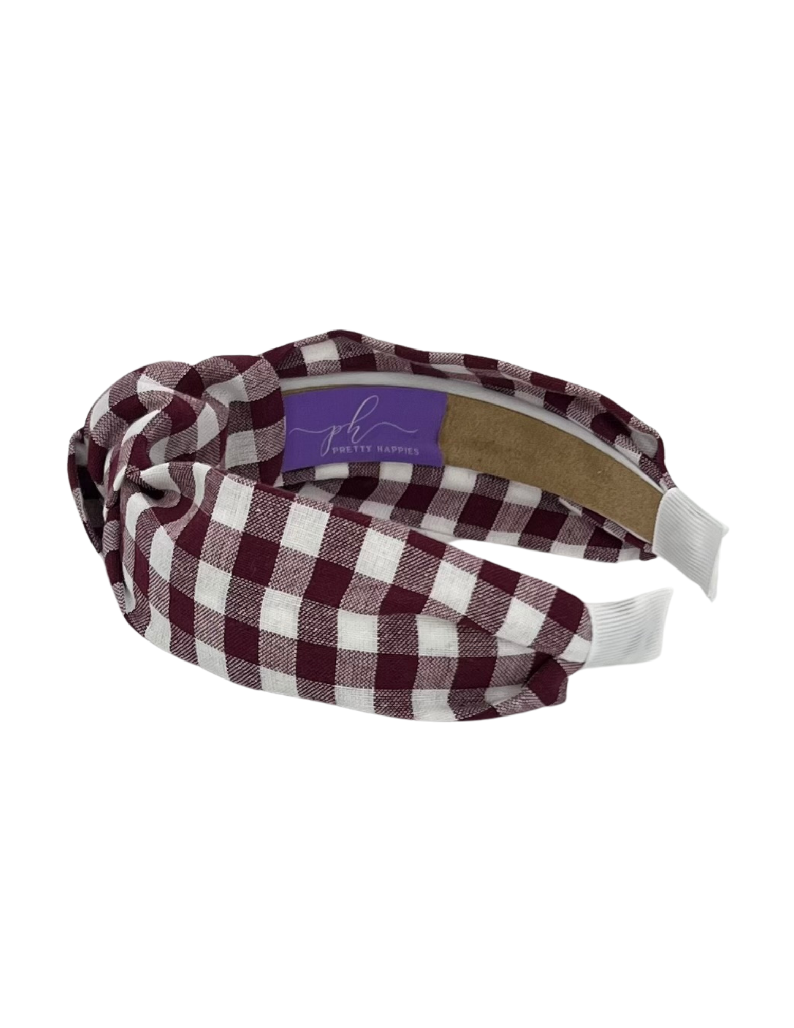 Oversized Maroon Gingham