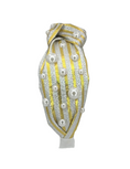 Load image into Gallery viewer, Pearl on Silver and Gold Lame
