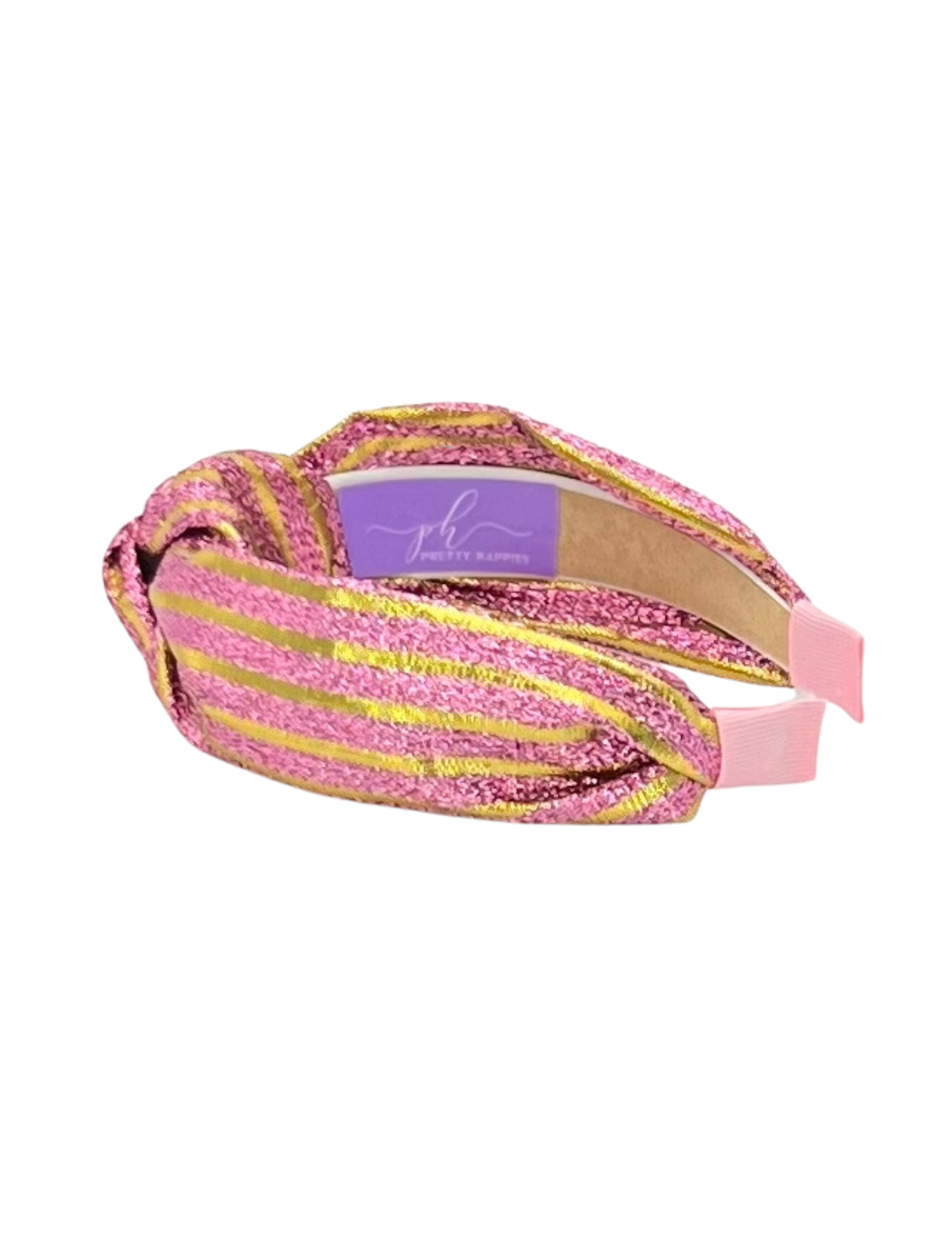Pink & Gold Stripes