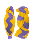 Load image into Gallery viewer, Purple Ric Rac on Gold
