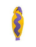 Load image into Gallery viewer, Purple Ric Rac on Gold
