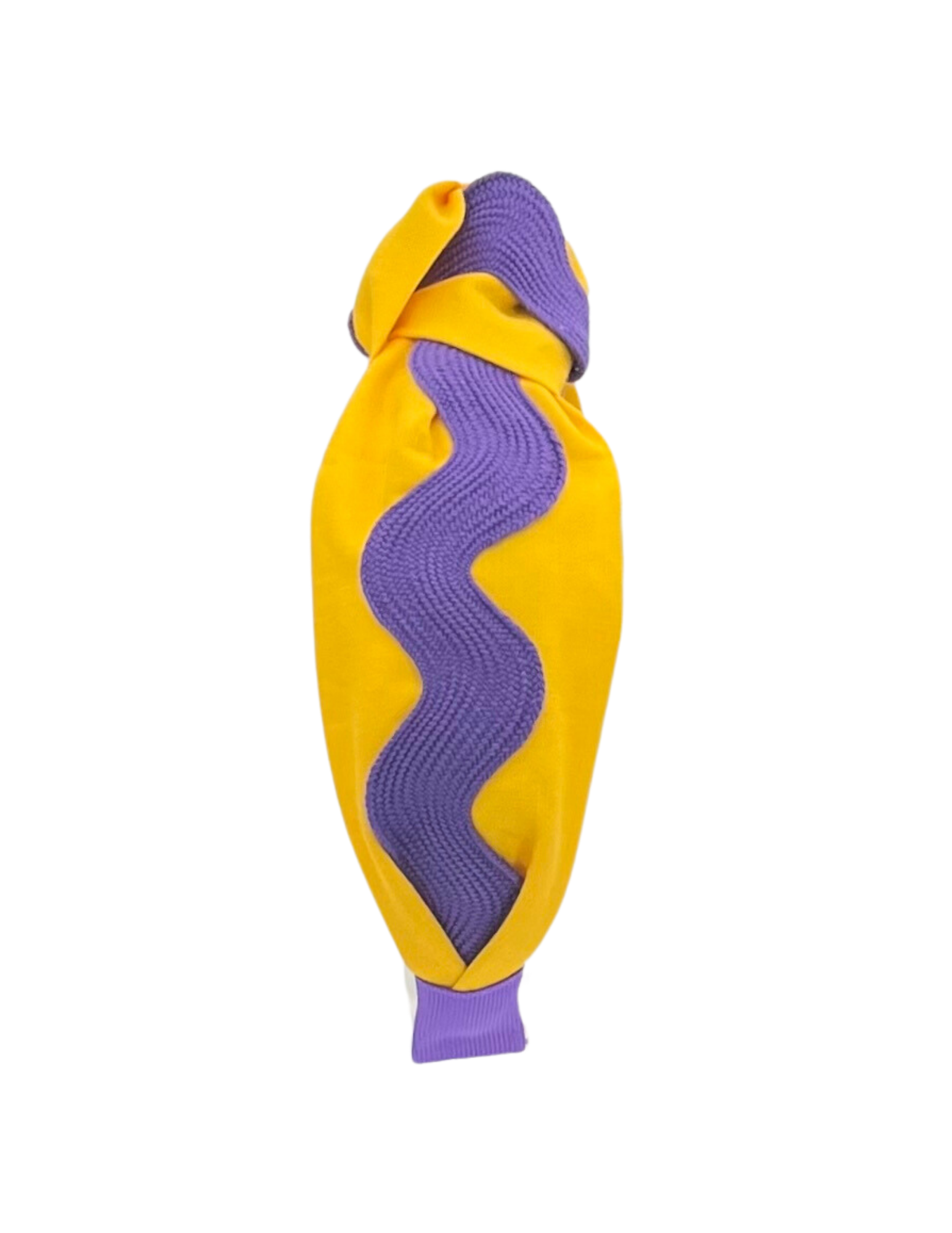 Purple Ric Rac on Gold
