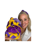 Load image into Gallery viewer, Purple and Gold Tiger Monogram
