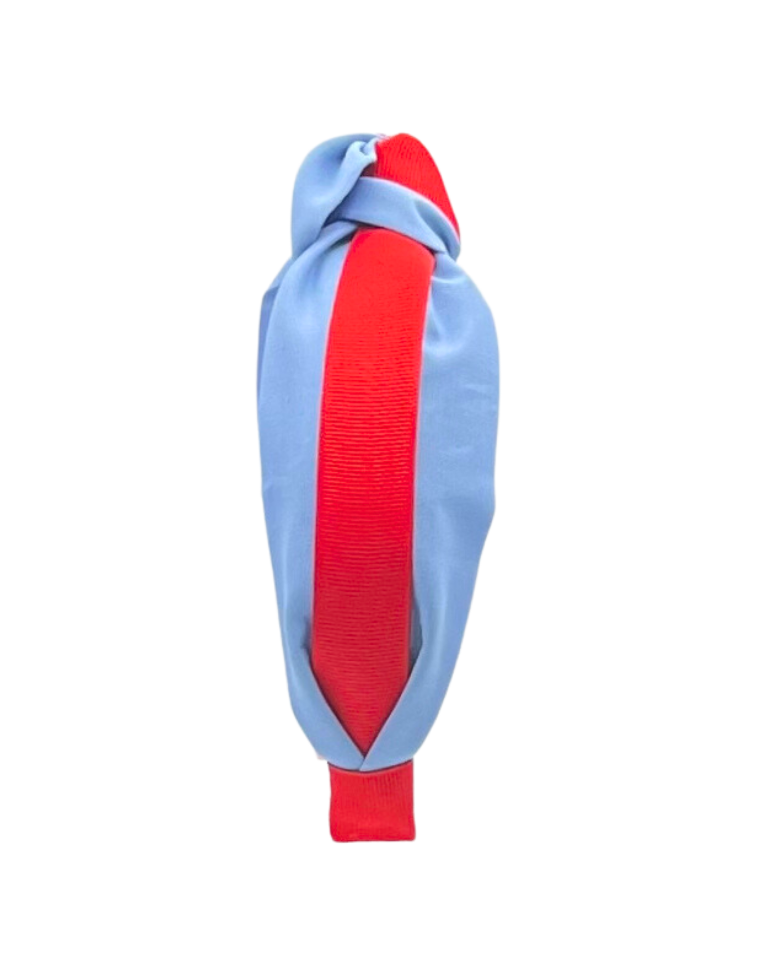 Light Blue with Red Ribbon