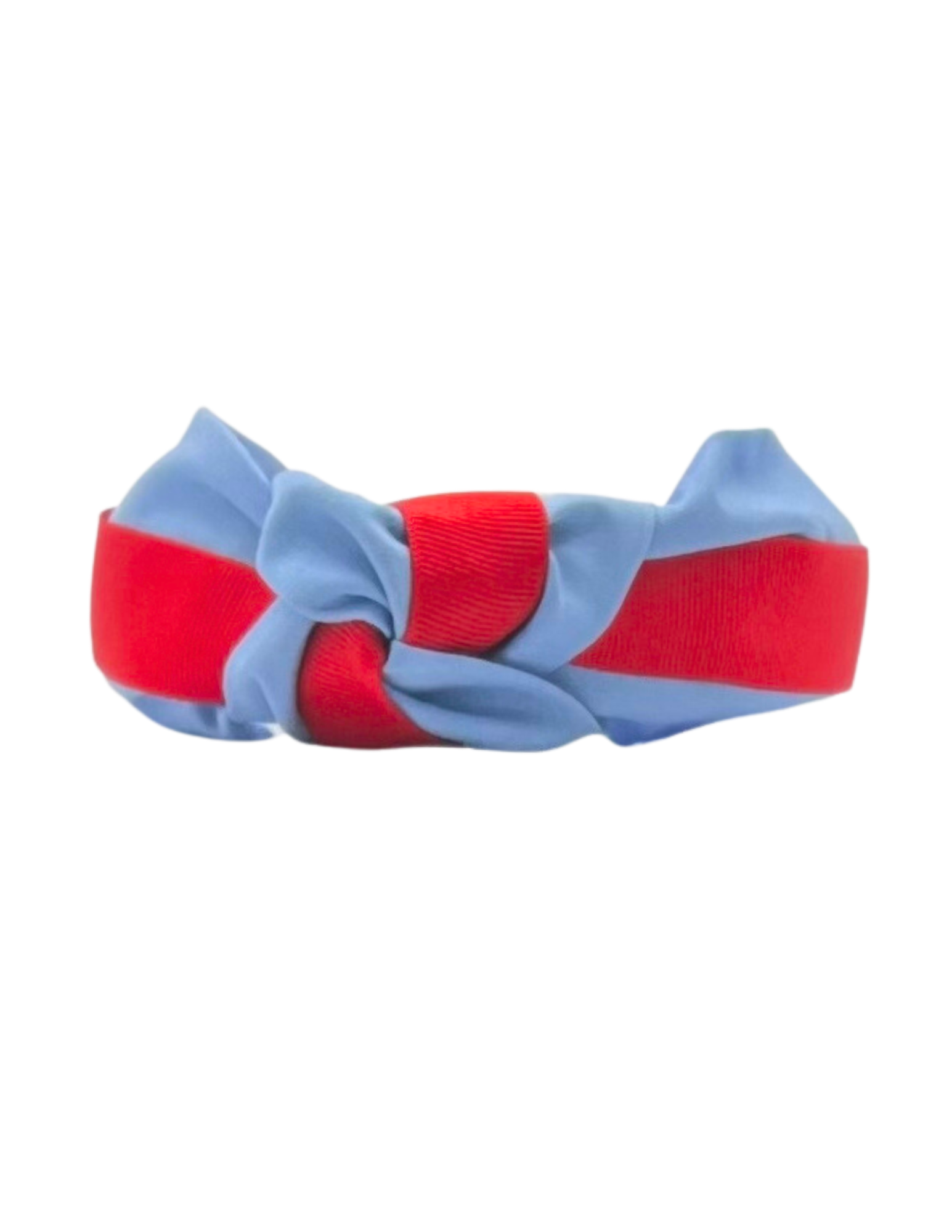 Light Blue with Red Ribbon