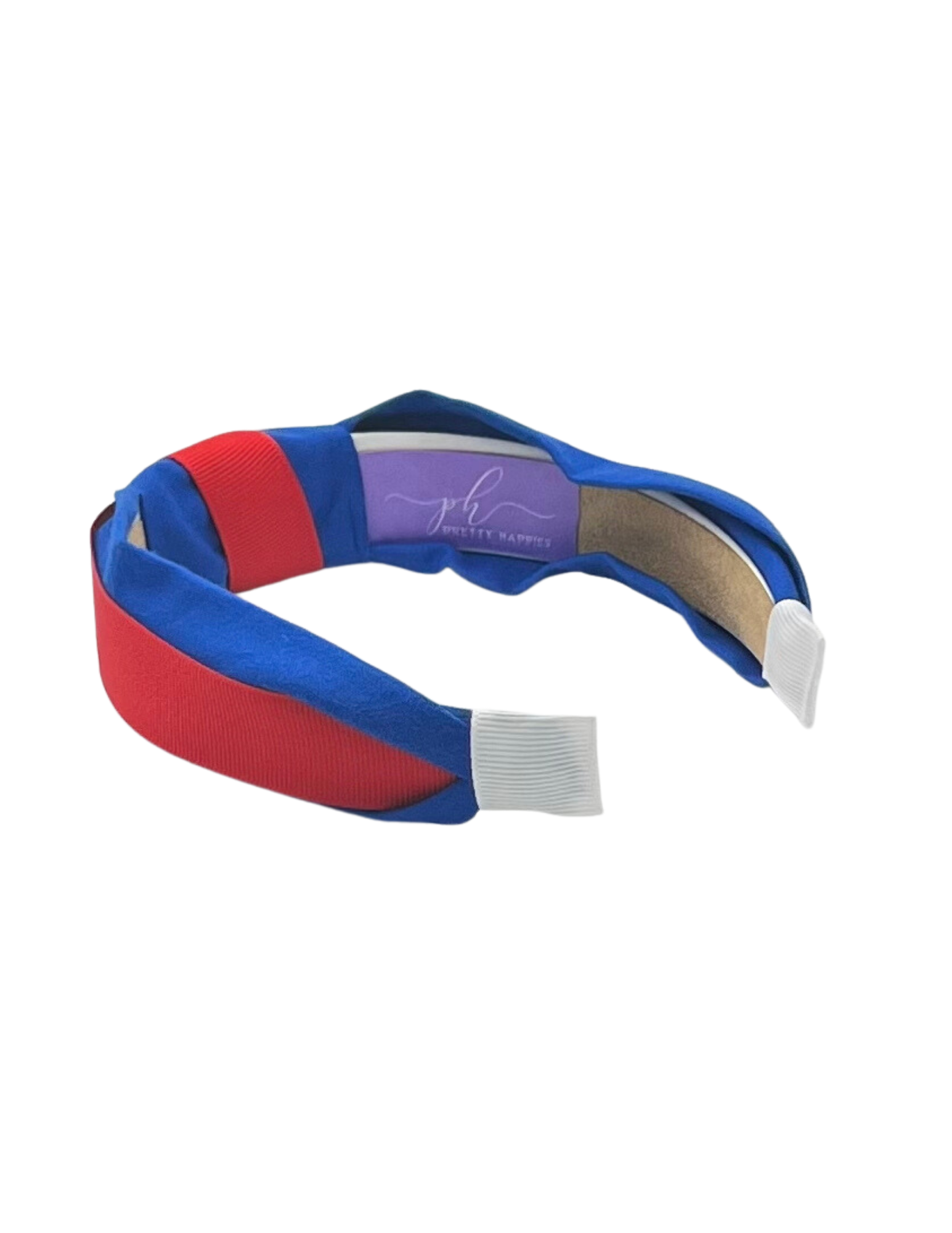 Blue with Red Ribbon