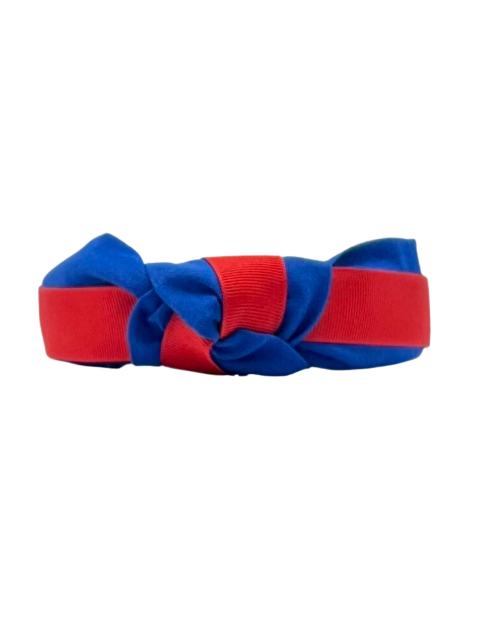 Blue with Red Ribbon