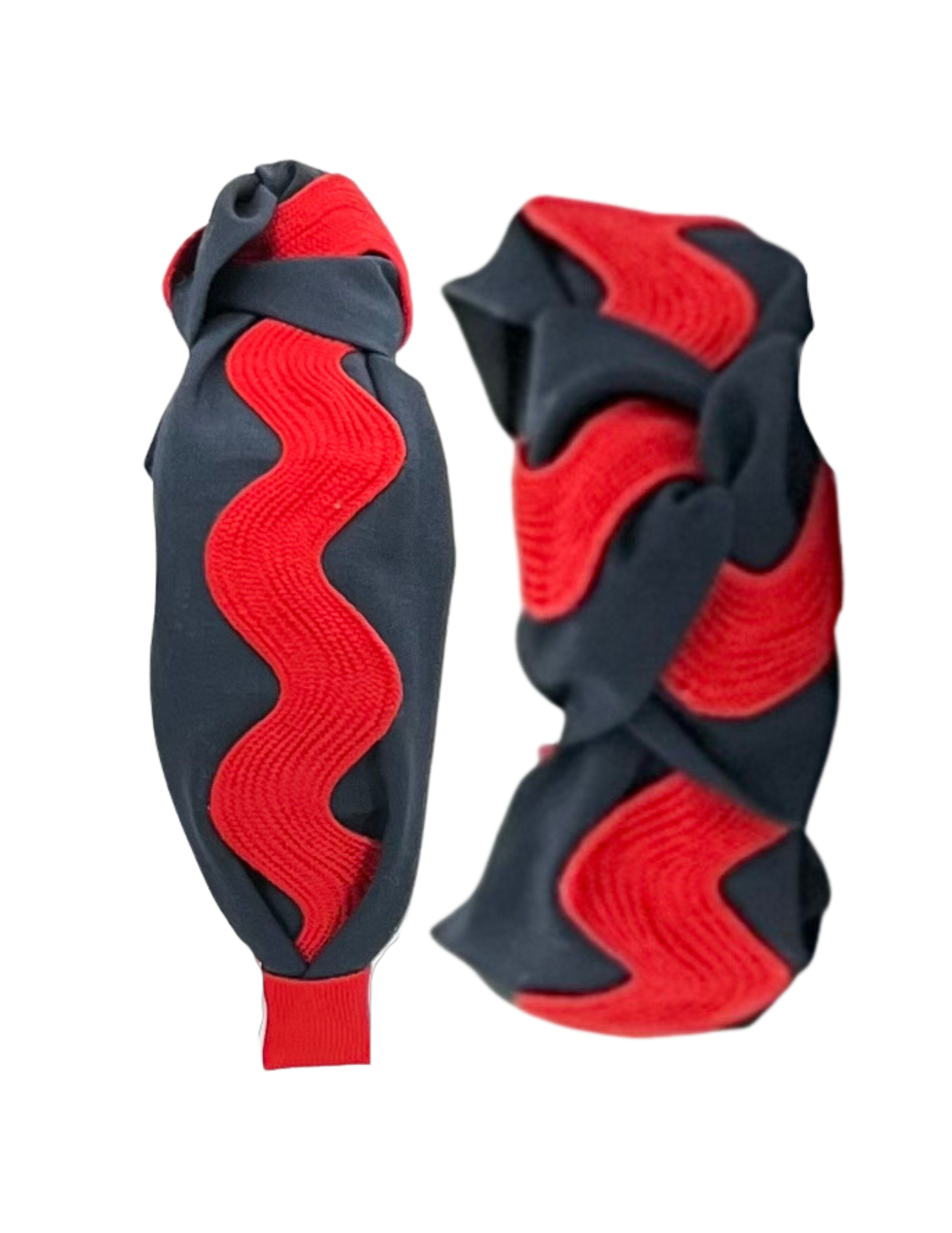 Red Ric Rac on Navy