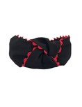 Load image into Gallery viewer, Red Scallop on Black
