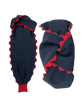 Load image into Gallery viewer, Red Scallop on Navy

