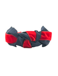 Load image into Gallery viewer, Red Velvet Ribbon on Navy
