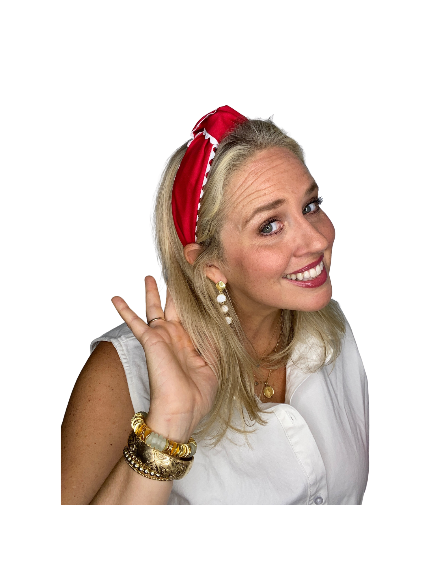 Red & Blue Gingham Twist