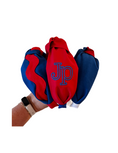 Load image into Gallery viewer, Red Ric Rac on Royal Blue
